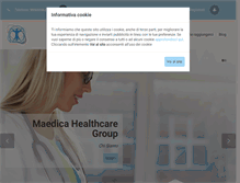 Tablet Screenshot of maedica.it